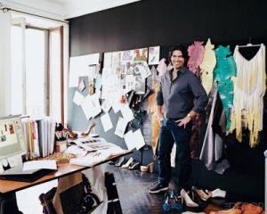 At home with Brian Atwood in Milan, decorated for then-partner, Nate Berkus